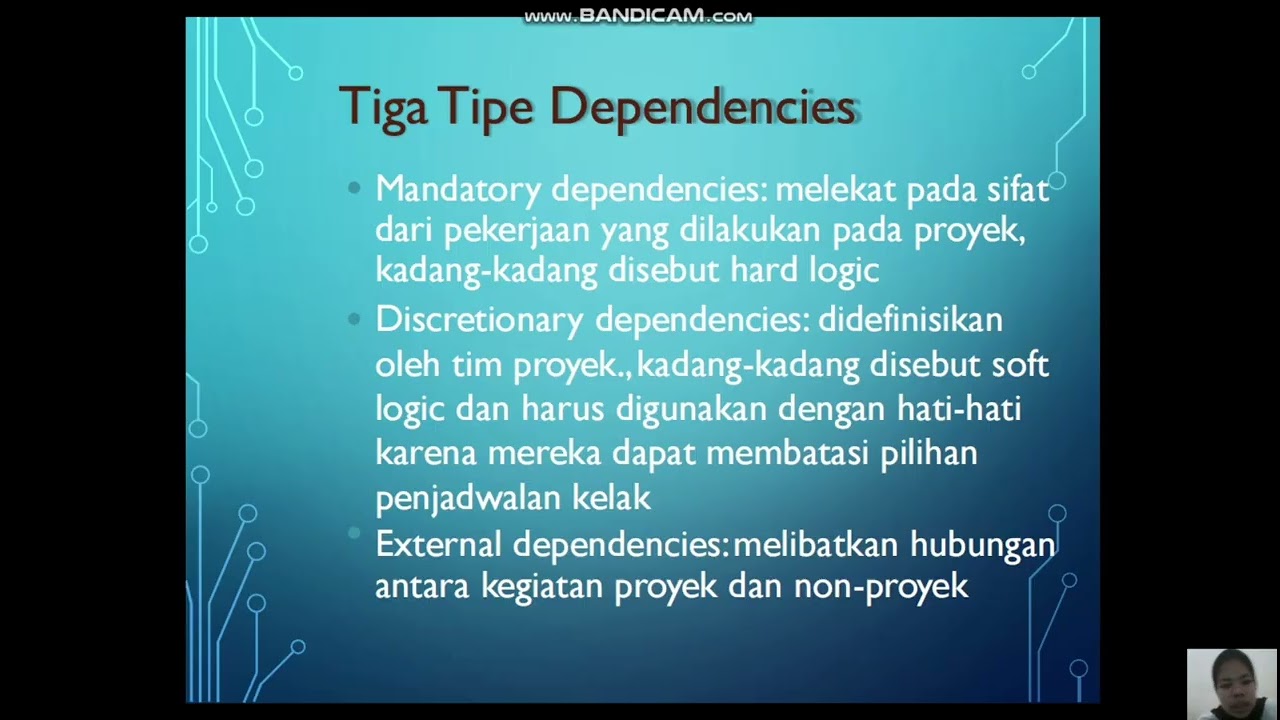 pertemuan IV PROJECT TIME MANAGEMENT