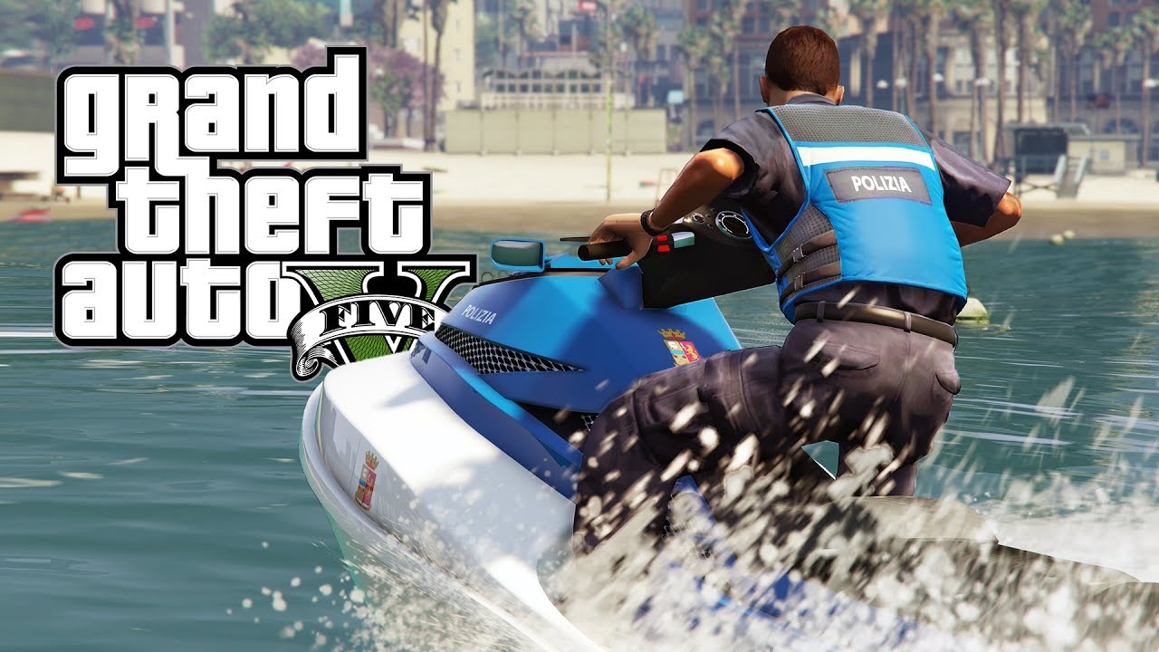 GTA 5 LSPDFR #52 - POLIZIA IN MOTO D'ACQUA!