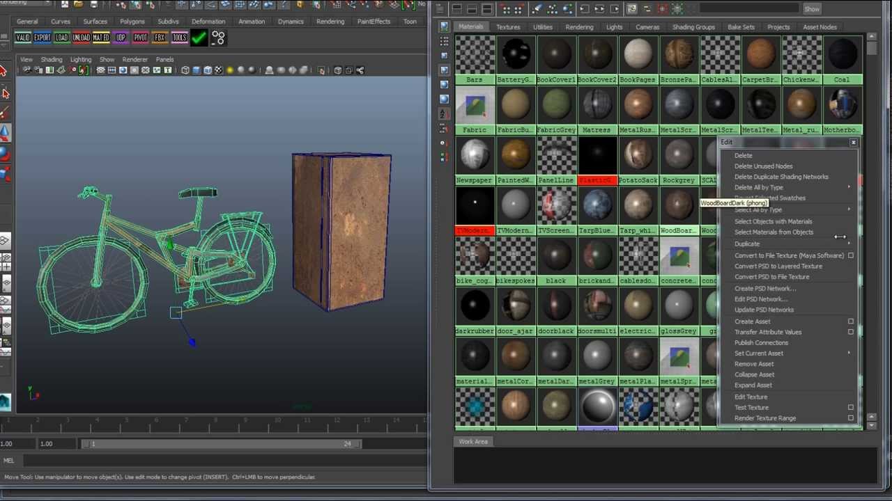 Экспорт в формате FBX со встроенными текстурами из Maya для SketchFab, Unreal или Unity