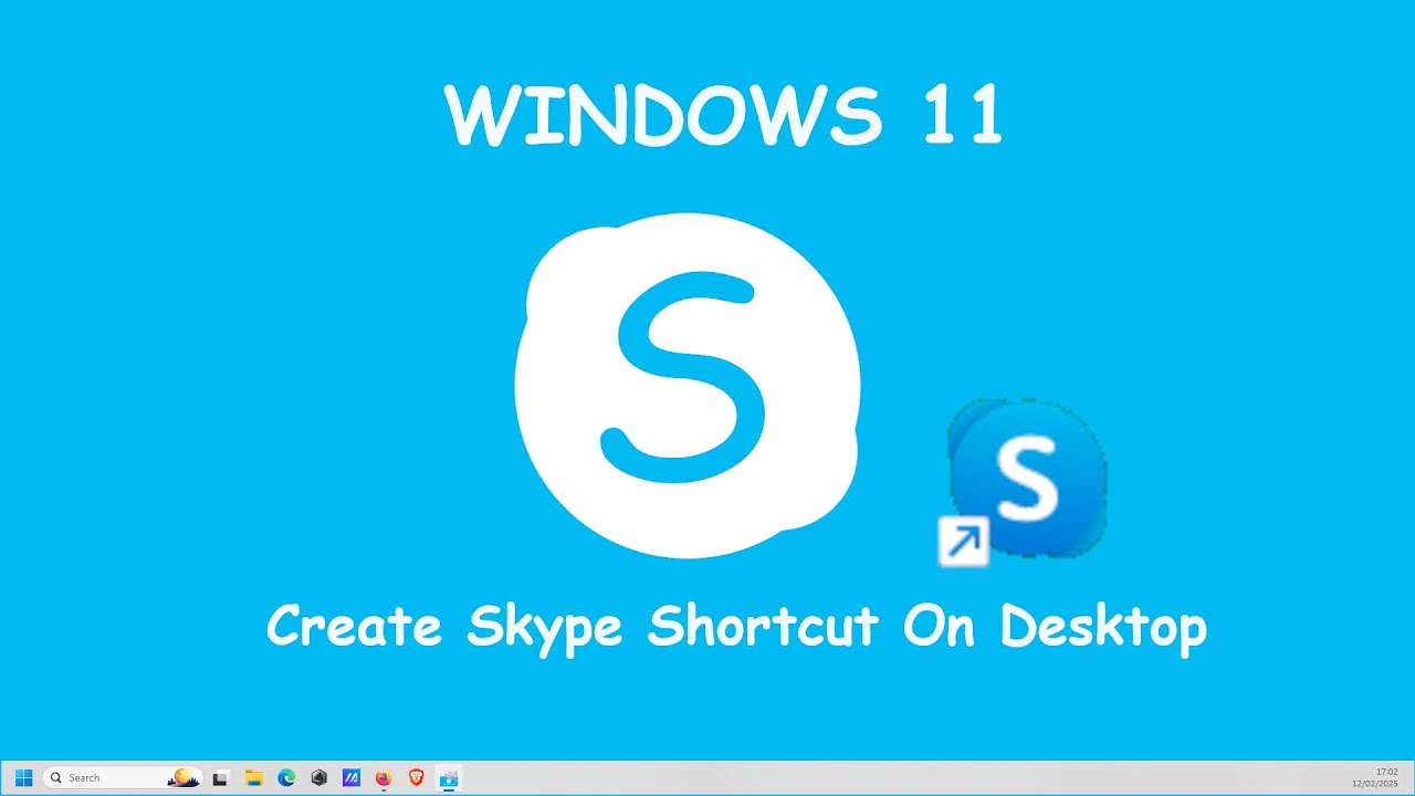 Windows11 Workaround Creating Skype icon on the Desktop