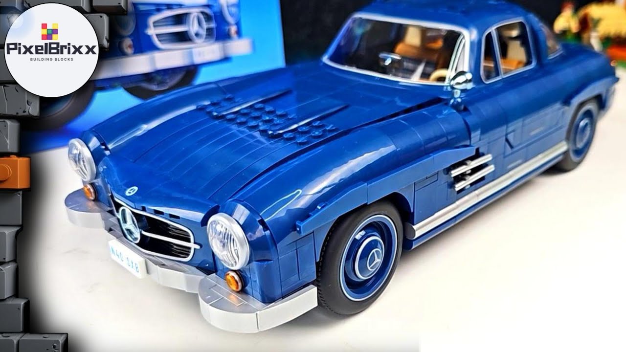 🔵Speedbuild & Presentation : 2025 Mattel Brick Shop Mercedes 300 SL