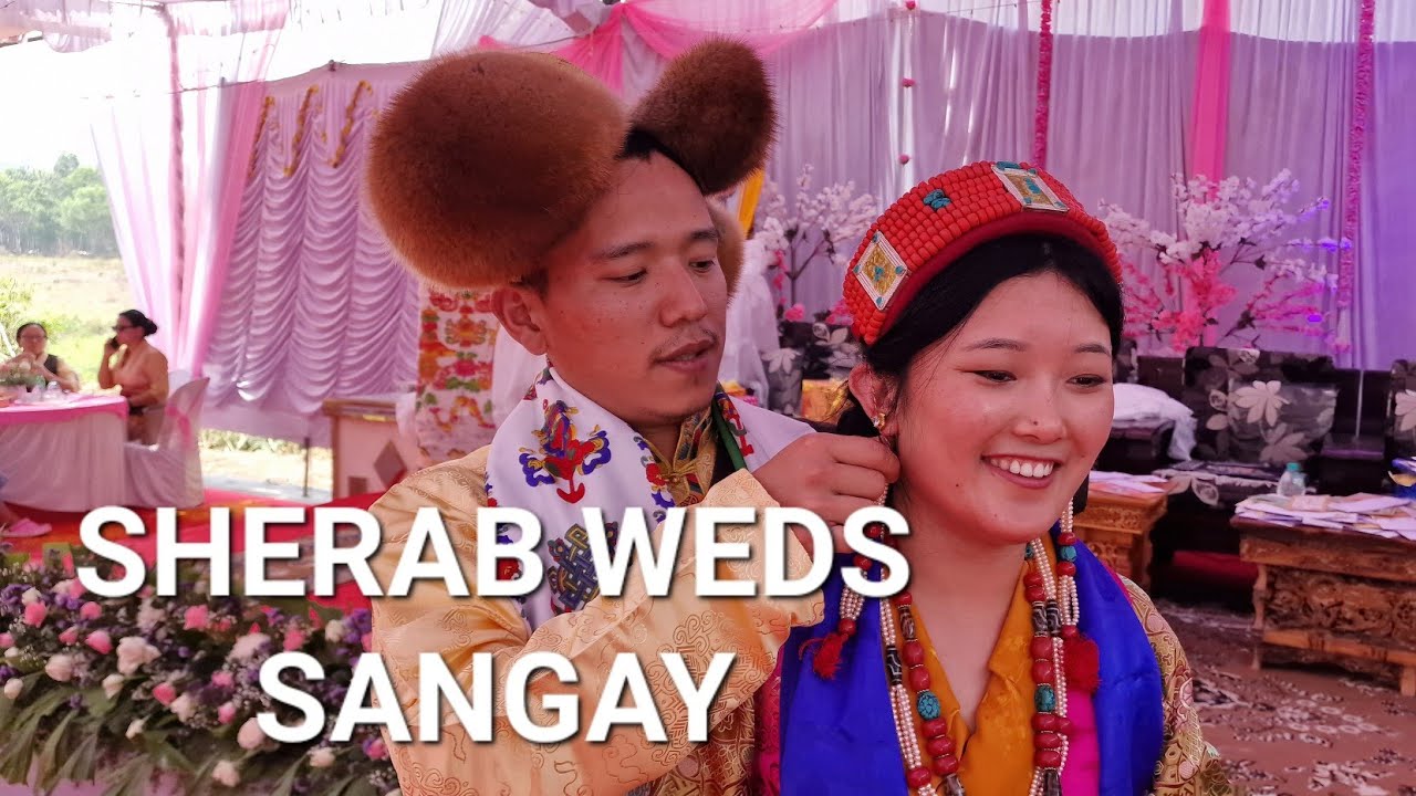 Sherab & Sangay's wedding ceremony at Purang Camp Bylakuppe / Tibetan Wedding