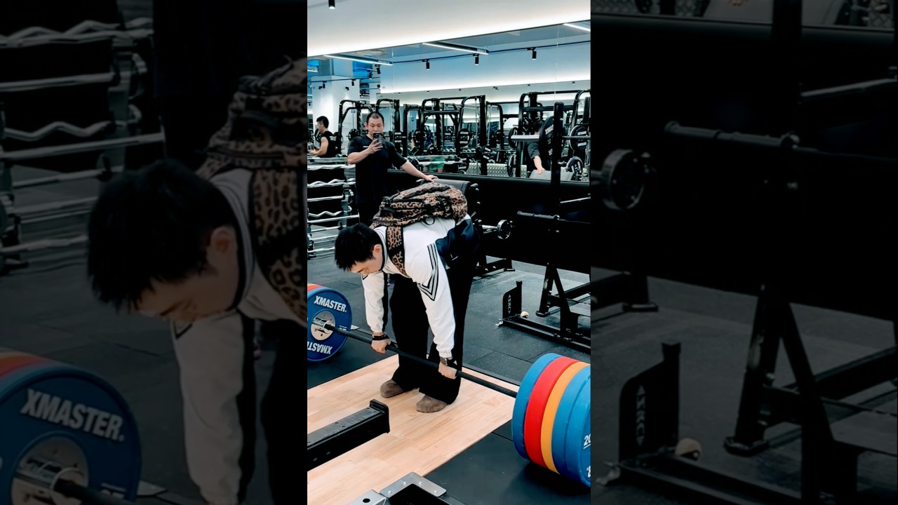 AFTER SCHOOL 220KG DEADLIFT CHALLENGE! 💪🔥 (INSANE STRENGTH!) #hardlift #allmax #shorts #video