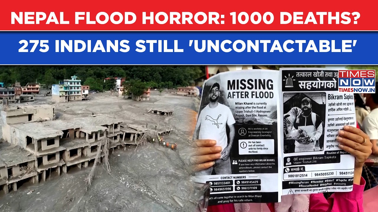 Nepal Flood Horror: Around 1000 Deaths? 2500 Missing| MEA Says This As 275 Indians Uncontactable