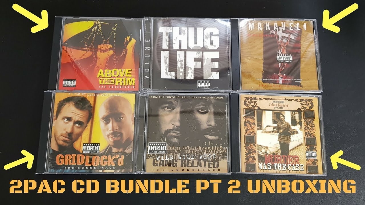 2pac cds eBay bundle unboxing part 2: tupac cds