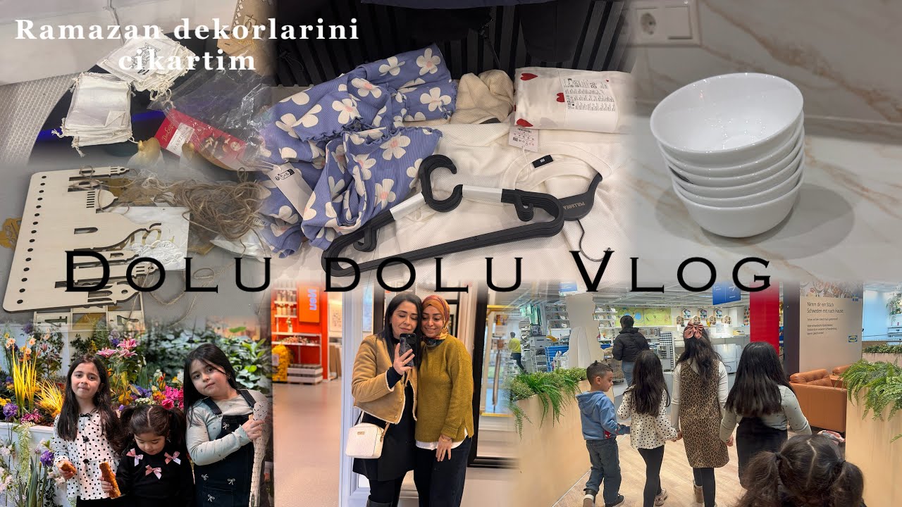 ELTIMLE VE 6COCUKLA AVM GEZDIK | IKEA TURU AKTUELL ÜRÜNLER | NELER ALDIK? NELER GELMIS| RAMAZAN DEKO