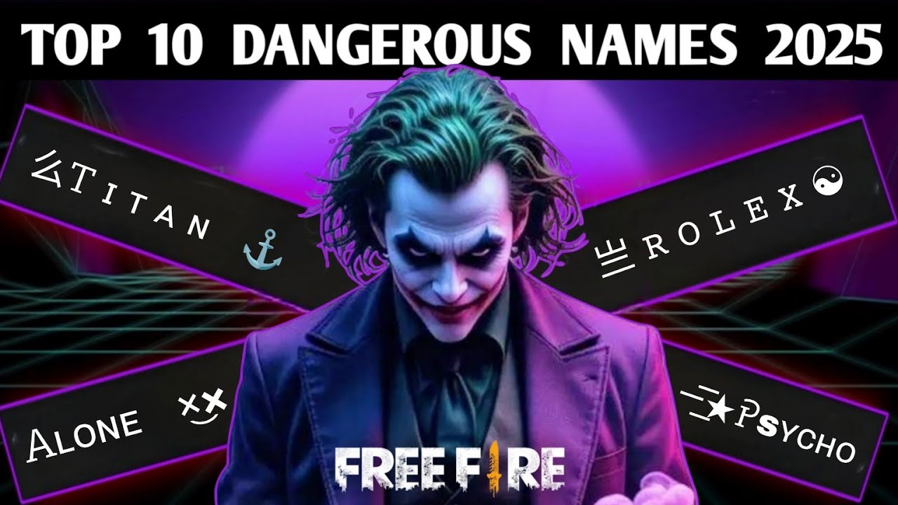 Cool Stylish Free Fire Nicknames (2025)