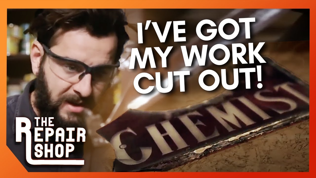 Dom's Work is Cut Out With Rusted and Rotten Chemist's Lamp | The Repair Shop