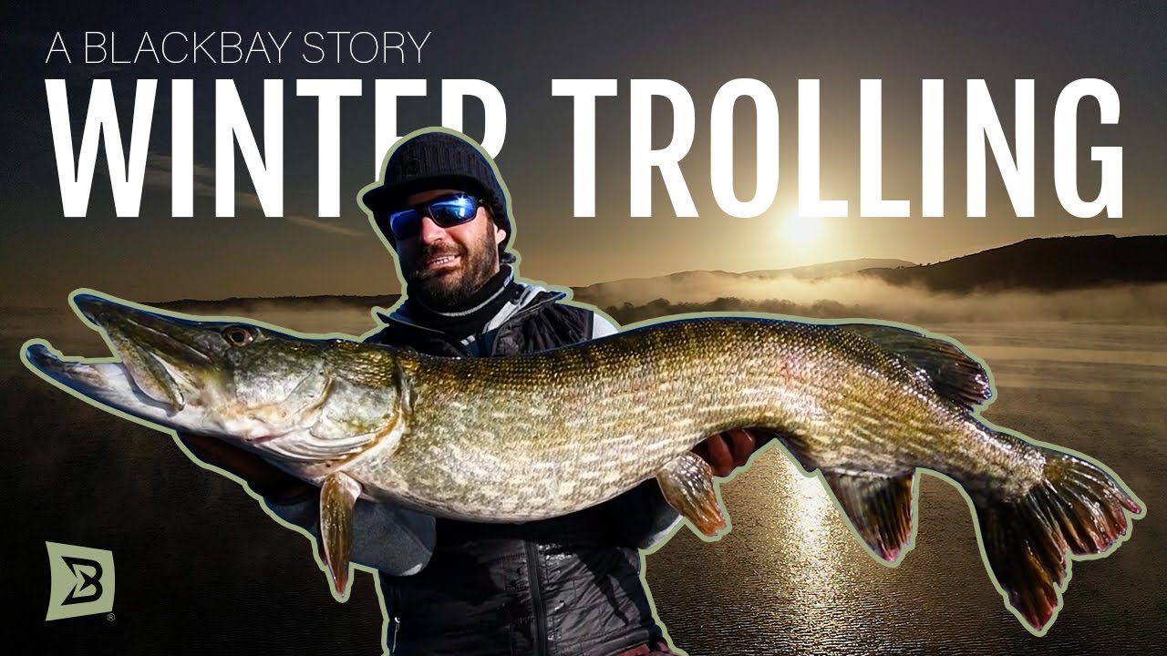 WINTER TROLLING - Fishing MONSTER PIKE on Lough Derg using BIG BAITS
