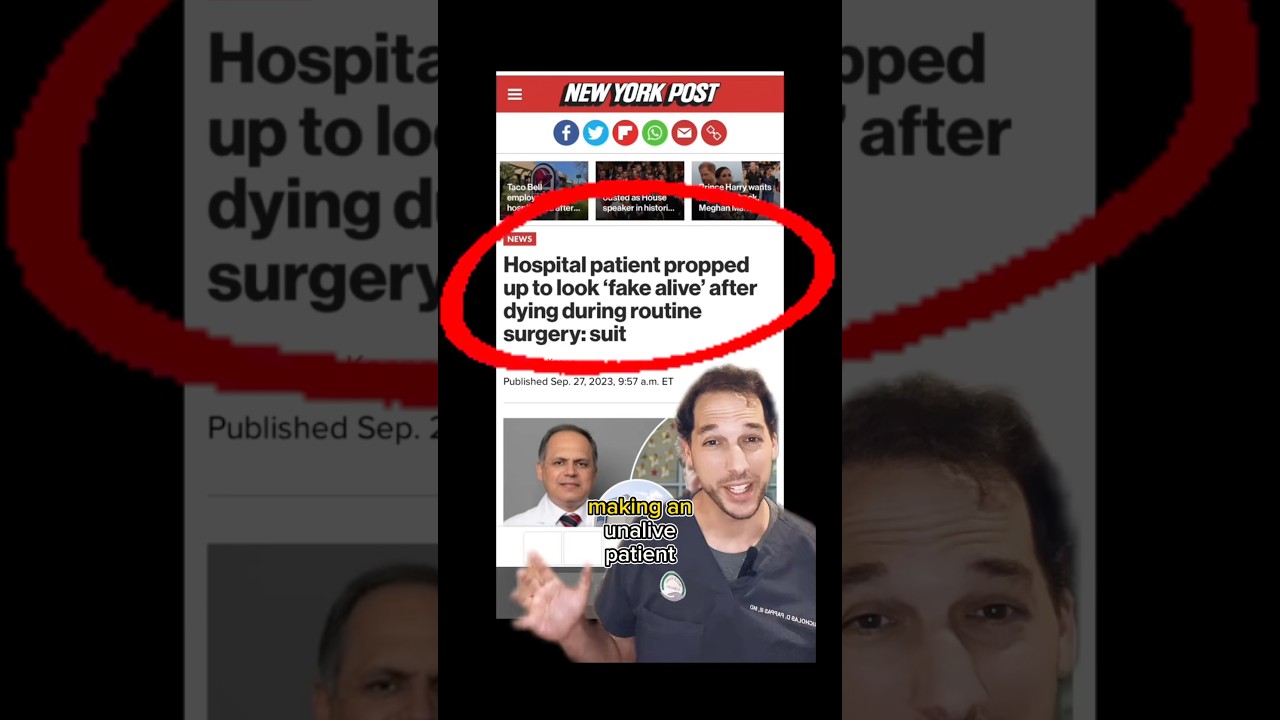 Hospital allegedly covers up patient death #weekendatbernies #Dr #Hospital #Coverup #Death