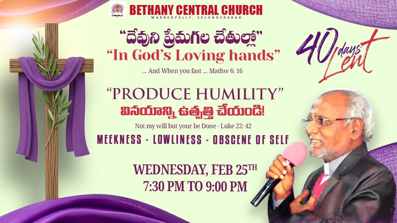 Bethany Central Church - Lent Season 