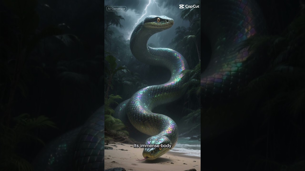 massive python saves villagers from horrible tsunami