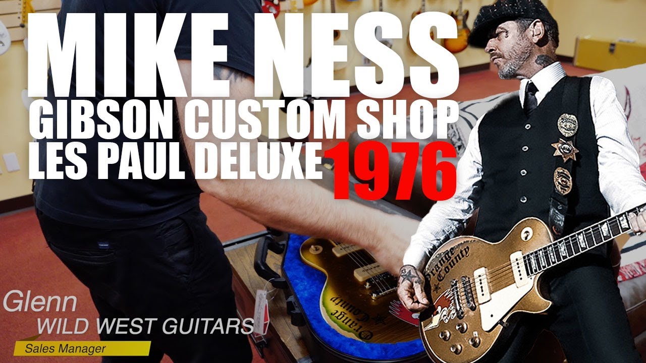 UNBOXING GIBSON CUSTOM SHOP MIKE NESS 1976 LES PAUL DELUXE & DEMO