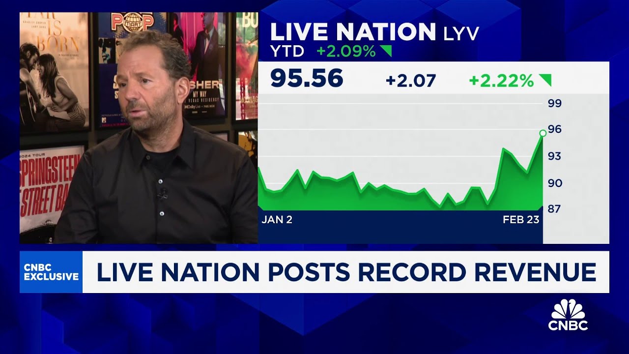 Live Nation CEO talks posting record revenue in Q4