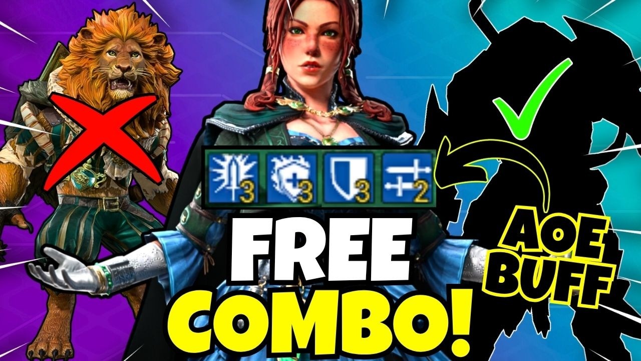 Безумное БЕСПЛАТНОЕ комбо с Дороти, ЛЕВ НЕ НУЖЕН!!! Raid Shadow Legends 1