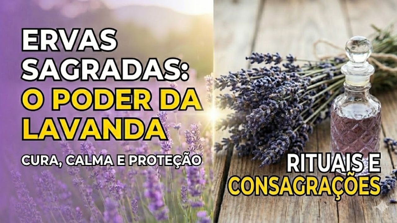 Ervas Sagradas: O Poder Oculto da LAVANDA (Alfazema)