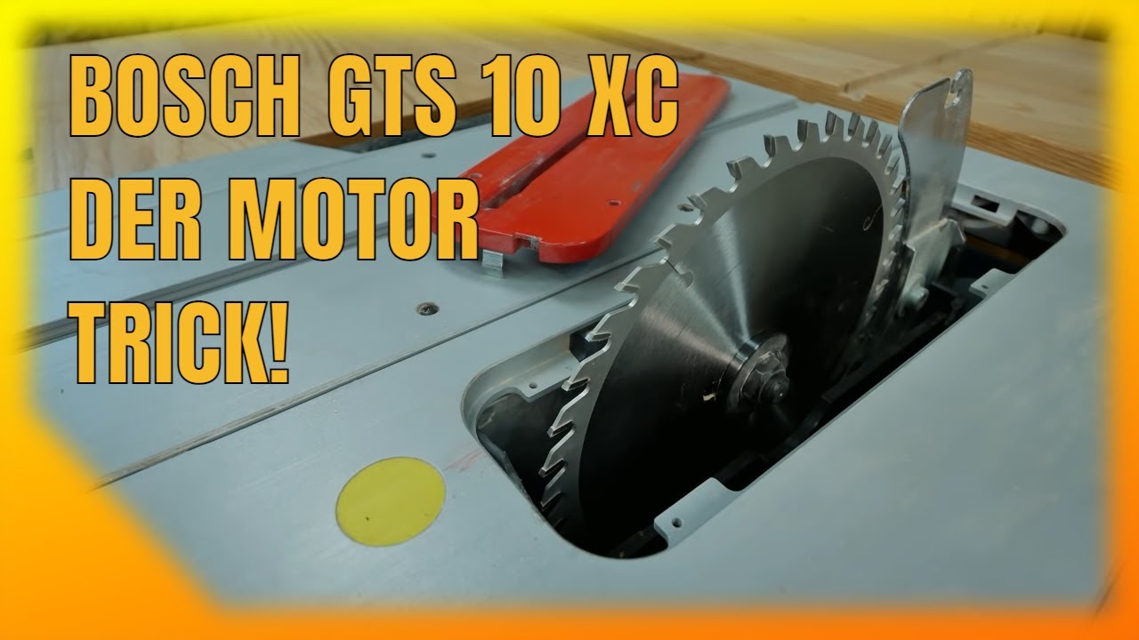 Katastrophe | Bosch GTS 10 XC Sägeblatt und Anschlag richtig einstellen!