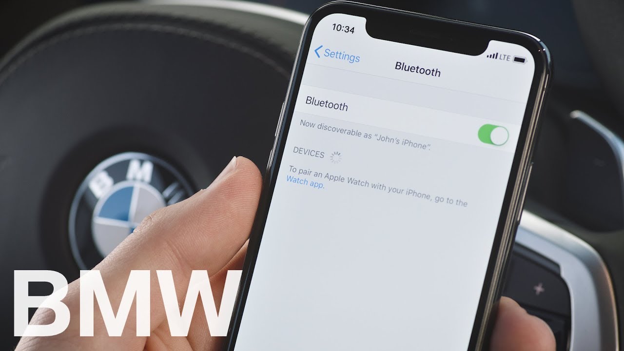Как подключить мобильный телефон к&nbsp;автомобилю через Bluetooth&nbsp;&mdash; Видеоинструкции BMW