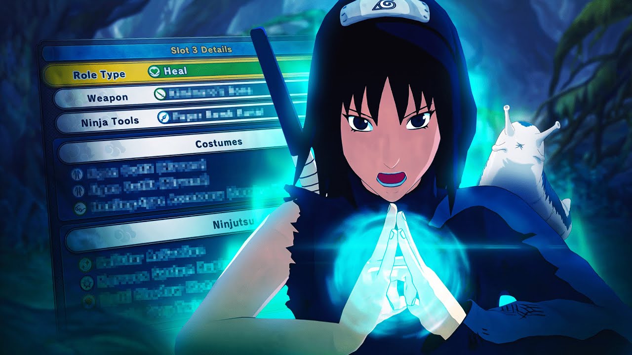 Using THE BEST HEALER BUILD in Shinobi Striker