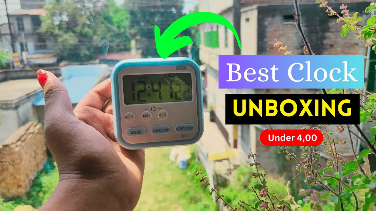 The Greatest Clock⏰ for Students' Study Table | PLUZNIQ Digital Kitchen Timer, Stopwatch & Countdown