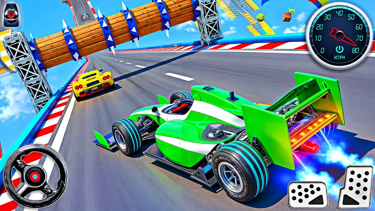 Mega Ramps Formula One Car Game - Impossible Sport Car Driving 3D | Android Gameplay
