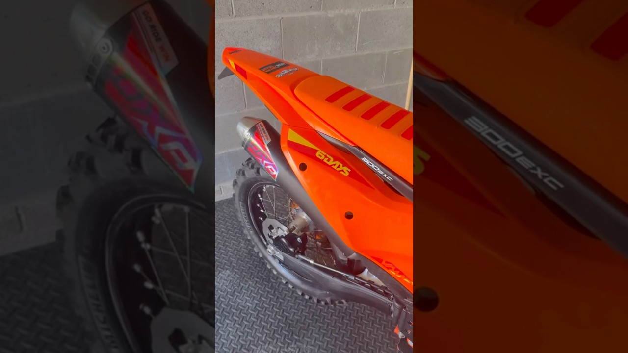 Ktm 300 tbi 2025 stock exhuast vs OXA full system sound test #ktm