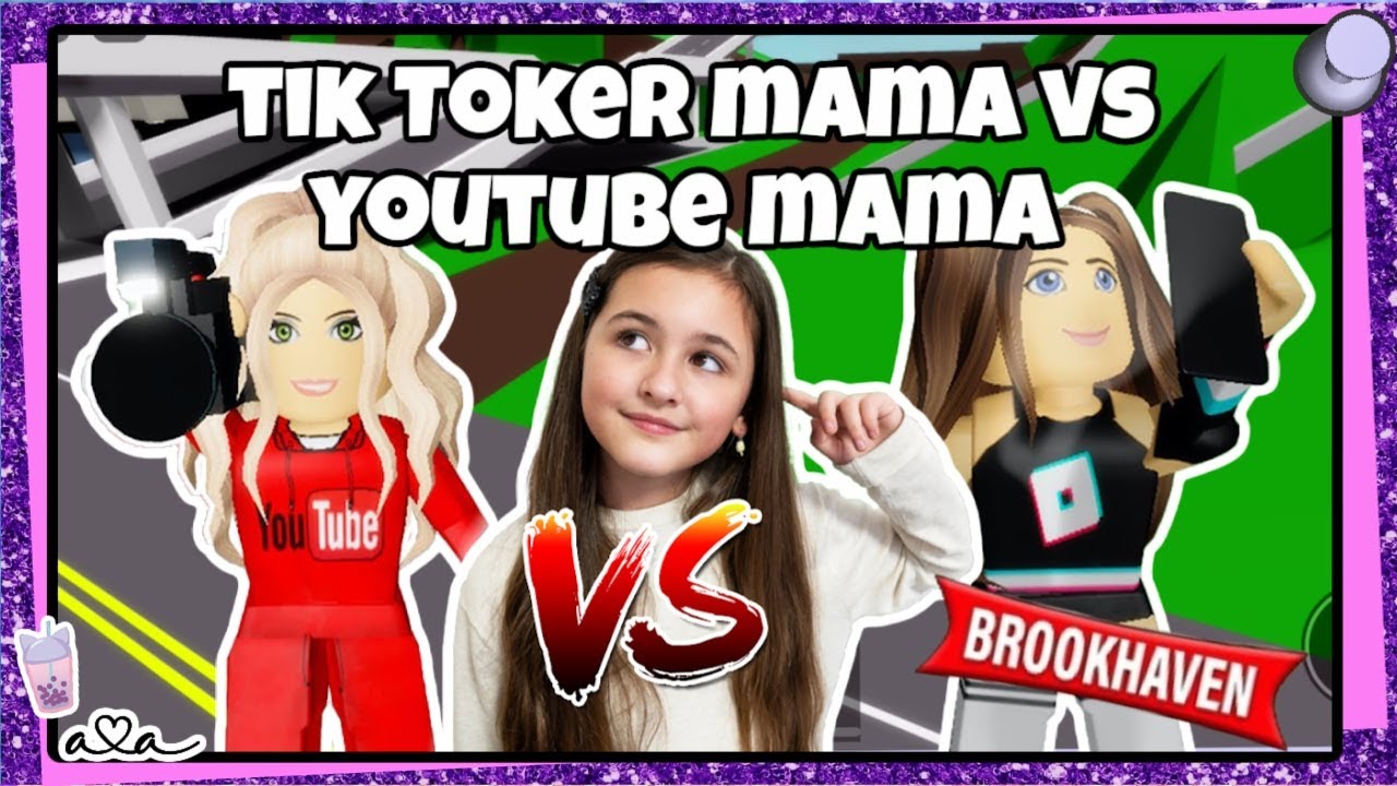 TikTok Mom vs YouTuber Mom in Roblox Brookhaven 💜 Alles Ava Gaming