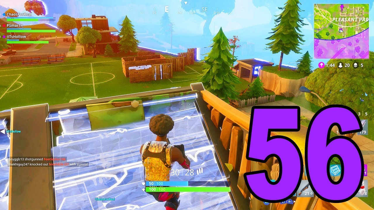 BUILDING A BASE IN PLEASANT - Fortnite Battle Royale (Part 56)