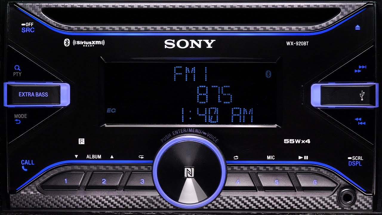 Sony WX-920BT Bluetooth CD Stereo with NFC