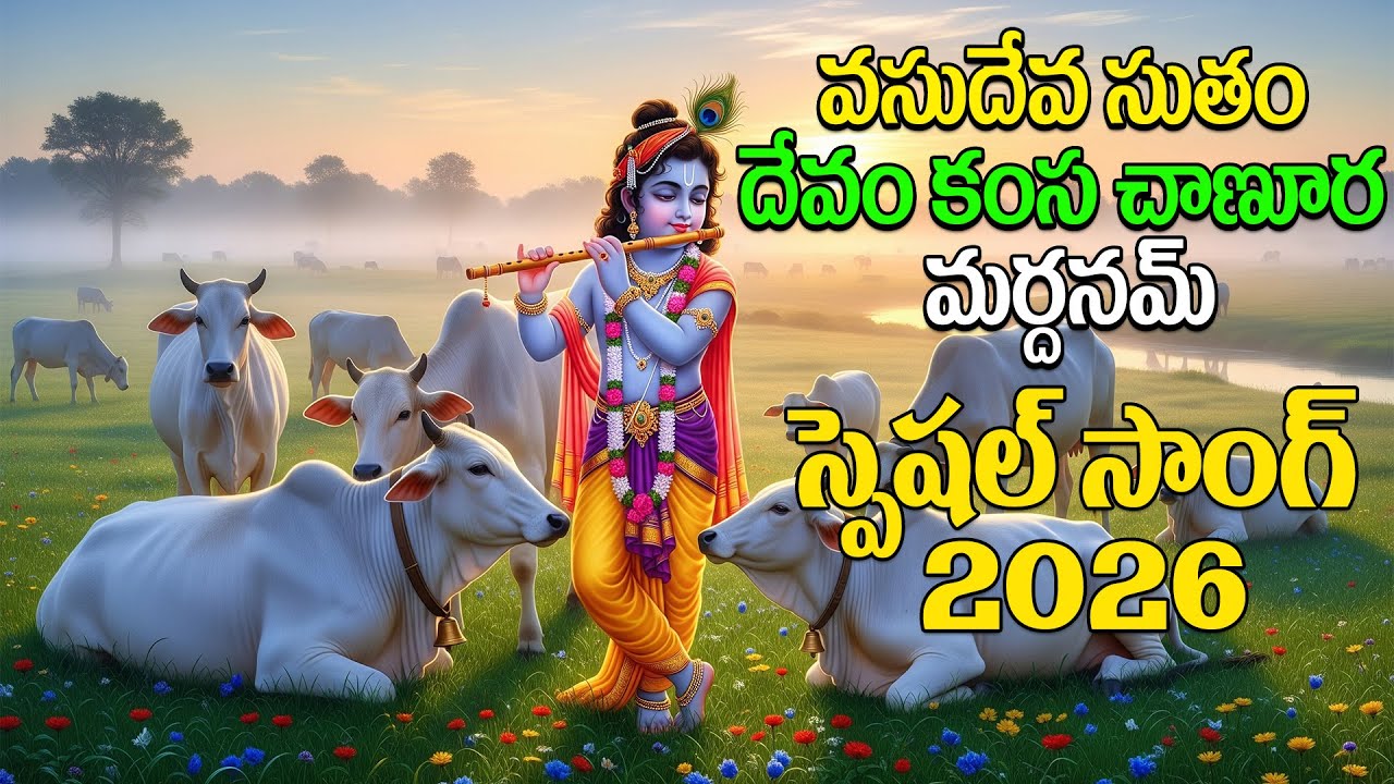 వసుదేవ సుతం దేవం కంస చాణూర మర్దనమ్ । #krishnadevotionalsong ||