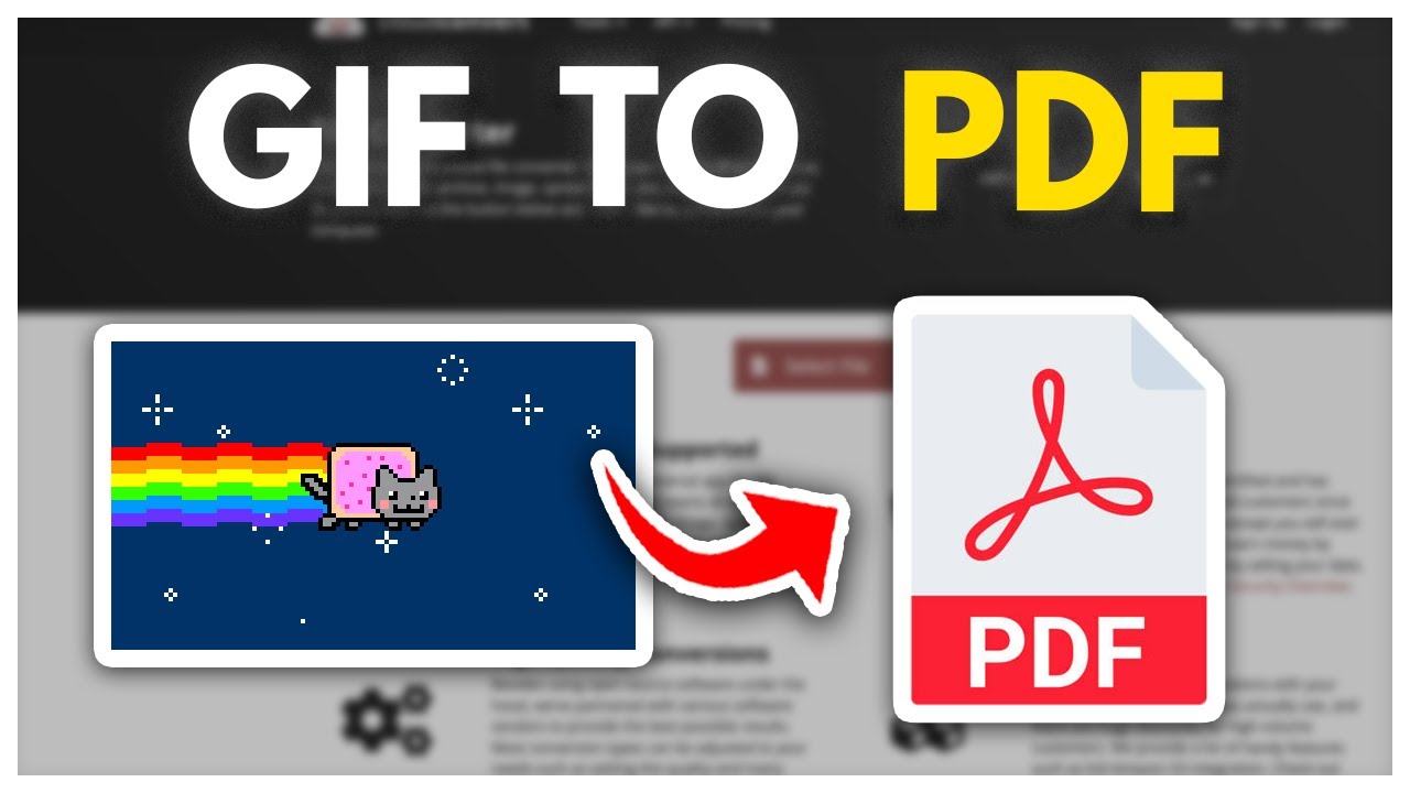 Как добавить анимированный GIF-файл в PDF (2025 FAST)