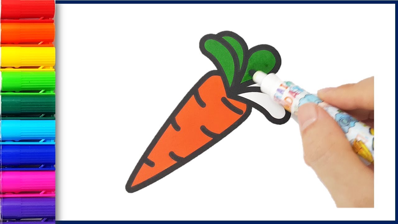 Vegetable Coloring for kids | Drawing & Paint | Coloring Pages