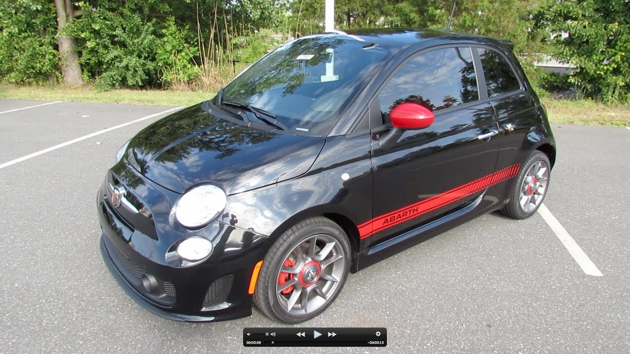 2012 Fiat 500 Abarth Start Up, Exhaust, and In Depth Review