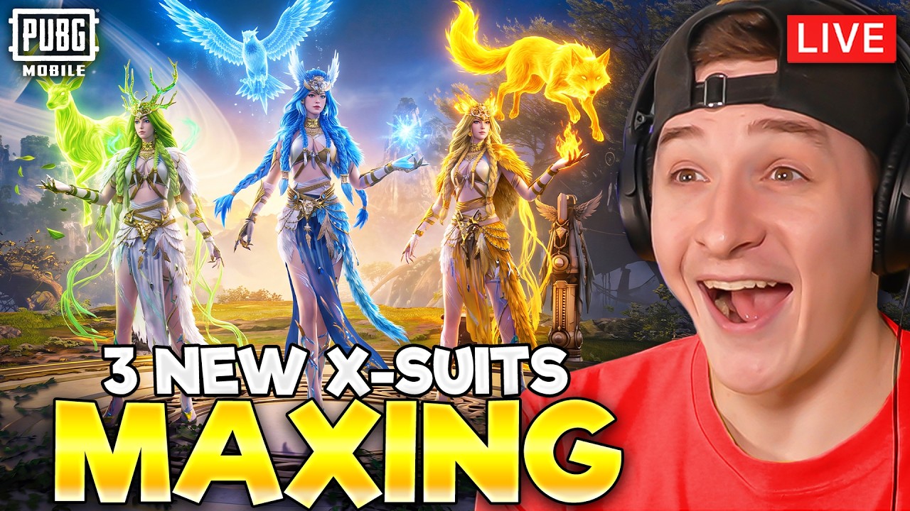 MAXING NEW X-SUITS 🔥 SPIDER-MAN MODE IS HERE 🔥 I MET TOM HOLLAND 🔥 PUBG MOBILE LIVE