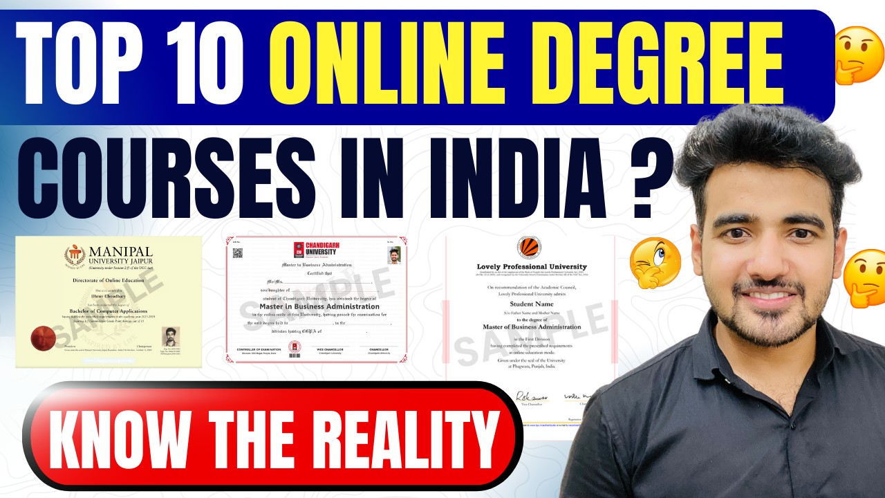 Top 10 Online Degree Courses in 2023 🔥 Online MBA Degree, BA, BCA