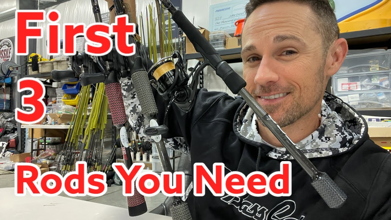 First 3 Bass Fishing Rods You Need