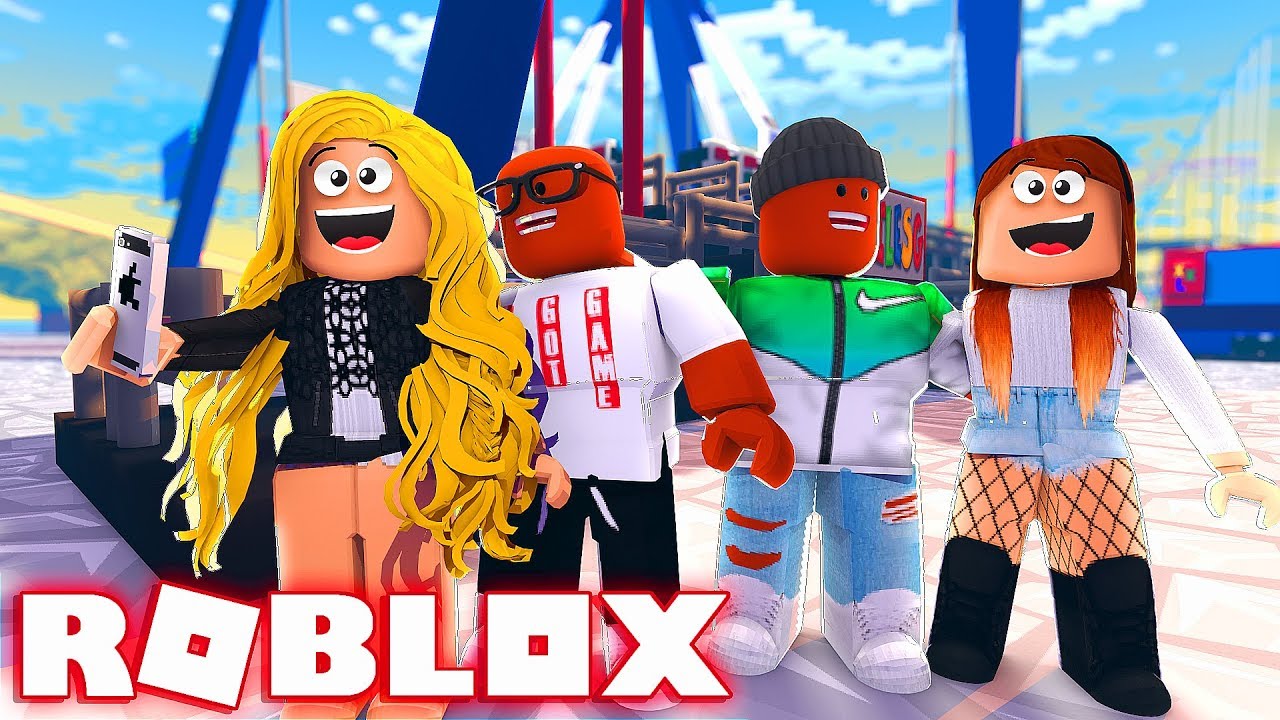 Мы пошли на двойное свидание в тематический парк Roblox