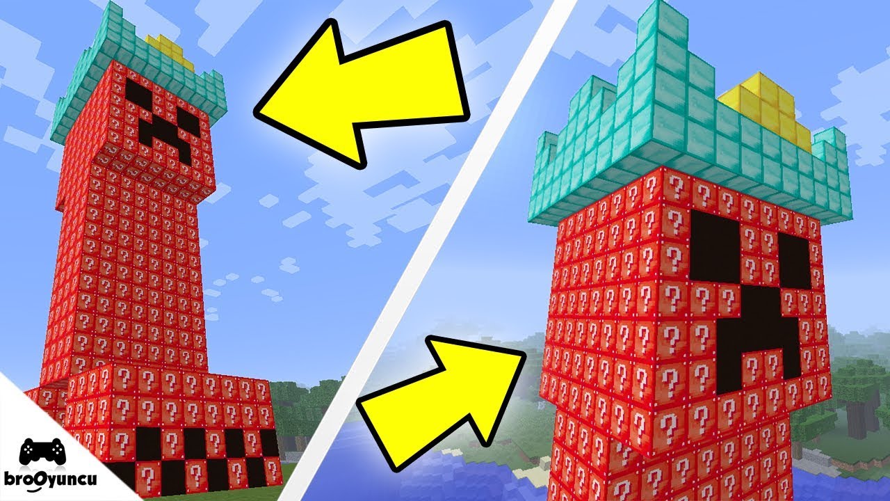 MİNECRAFT KRAL CREEPER ŞANS BLOKLARI