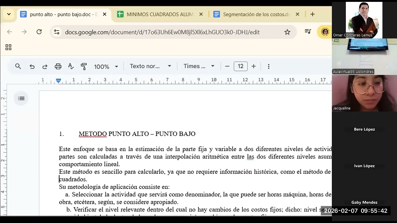COSTOS PARA LA TOMA DE DECISIONES Sesión 2