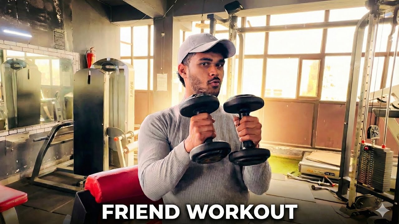 Gym me  workout, Ke alava Sab kuch hua😂#vlog #gym