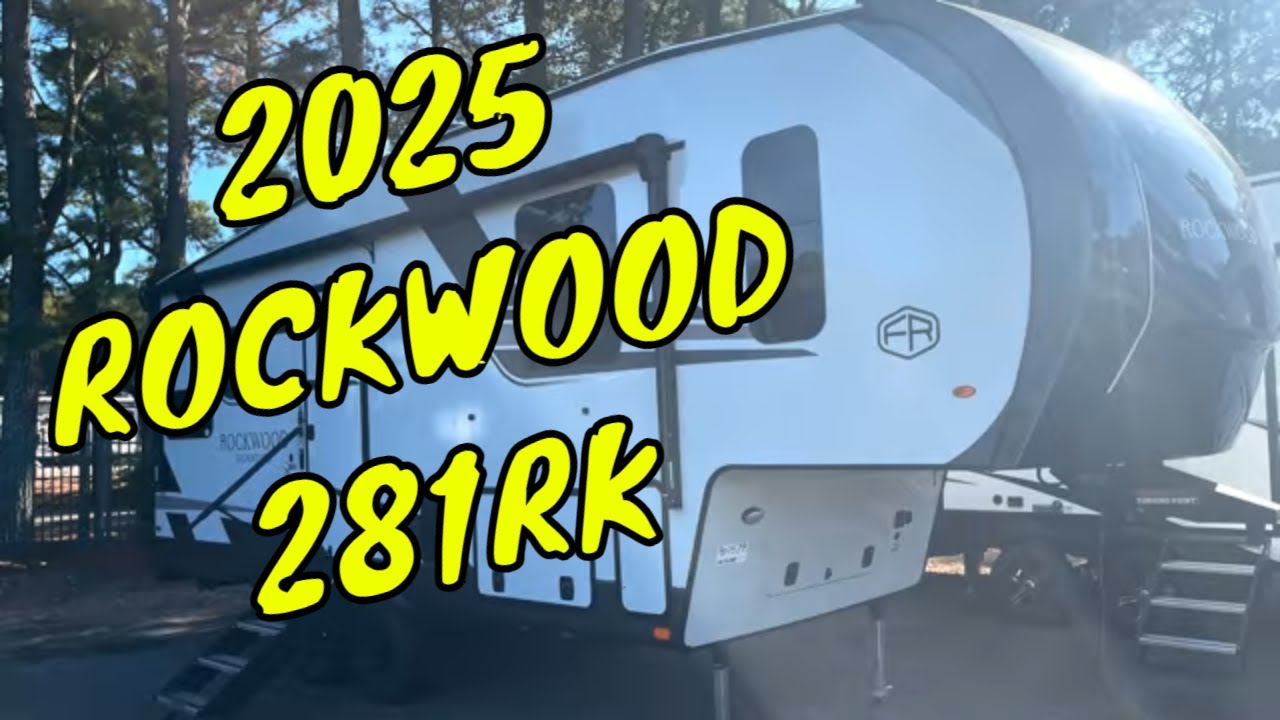 НОВЫЙ 2025 FOREST RIVER ROCKWOOD SIGNATURE 281RK 5TH WHEEL Dodd RV CAMPER ДЛЯ ПАРЫ С КРОВАТЬЮ КОР...