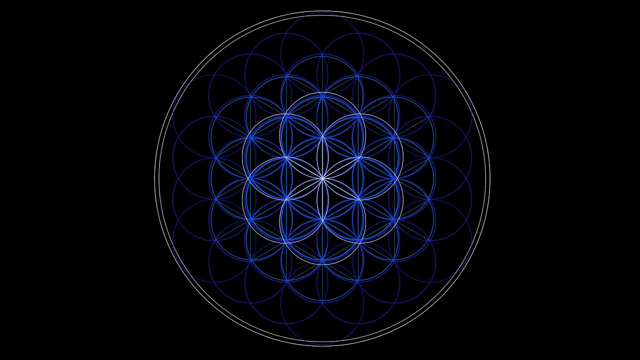 Flower of Life Sacred Geometry Animation - Connecting to the Creative Force
