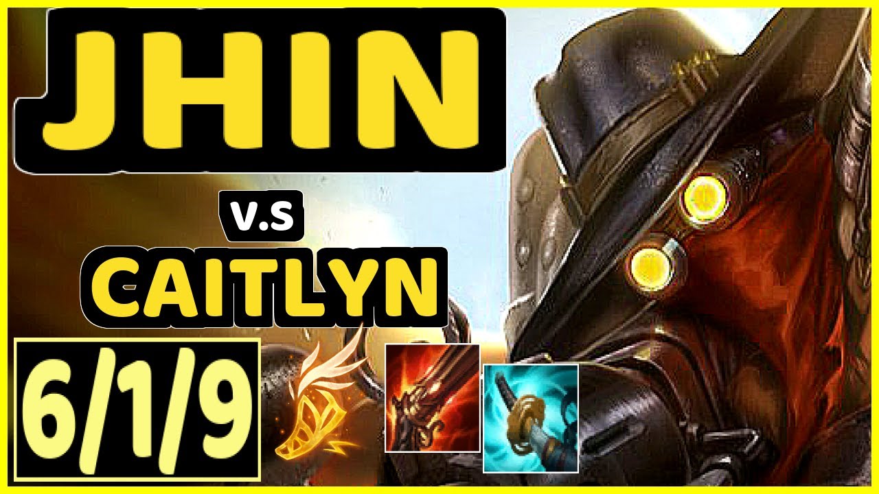 CROWNSHOT (JHIN) vs CAITLYN - 6/1/9 KDA BOTTOM ADC CHALLENGER GAMEPLAY - EUW