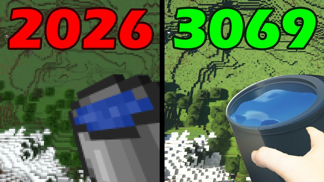 minecraft in different years compilation