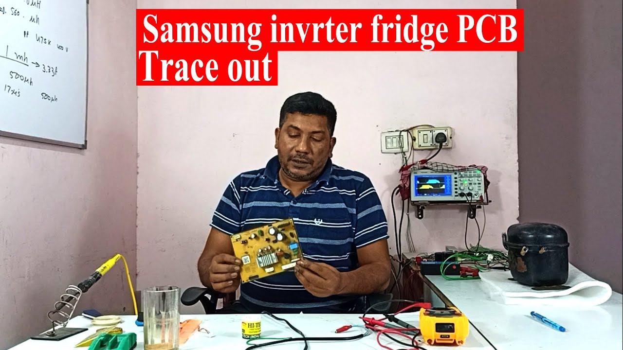 samsung inverter fridge pcb trace out || 24V Inverter Compressor drive
