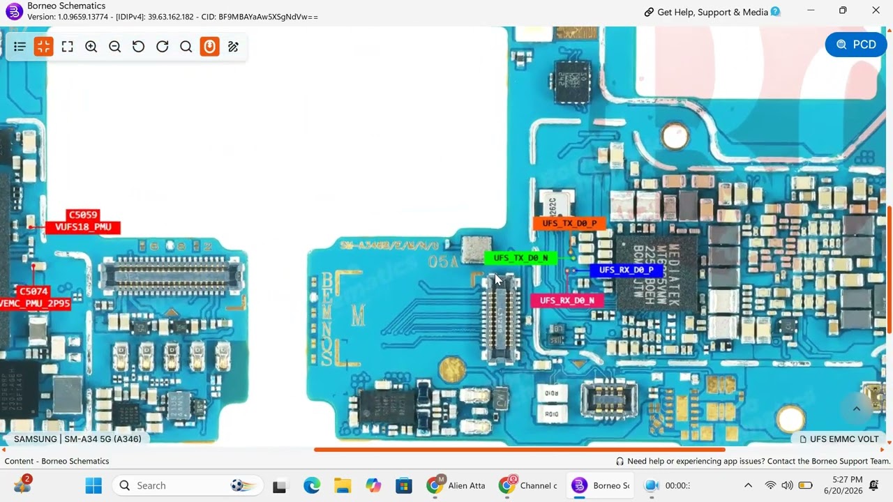 Samsung A34 5G UFS ISP Pinout | Easy ISP Connection Guide for Repair Technicians