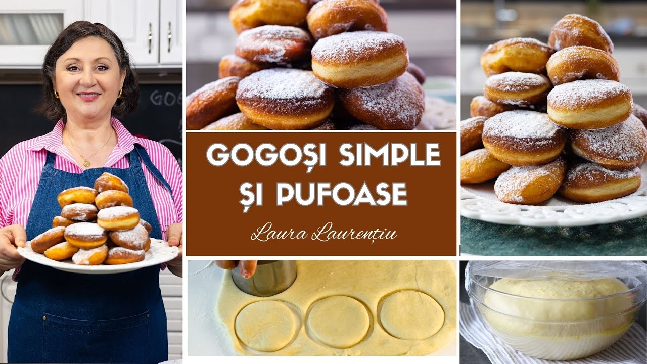 Gogoși simple - rețetă ușor de făcut pentru cele mai pufoase gogoși!