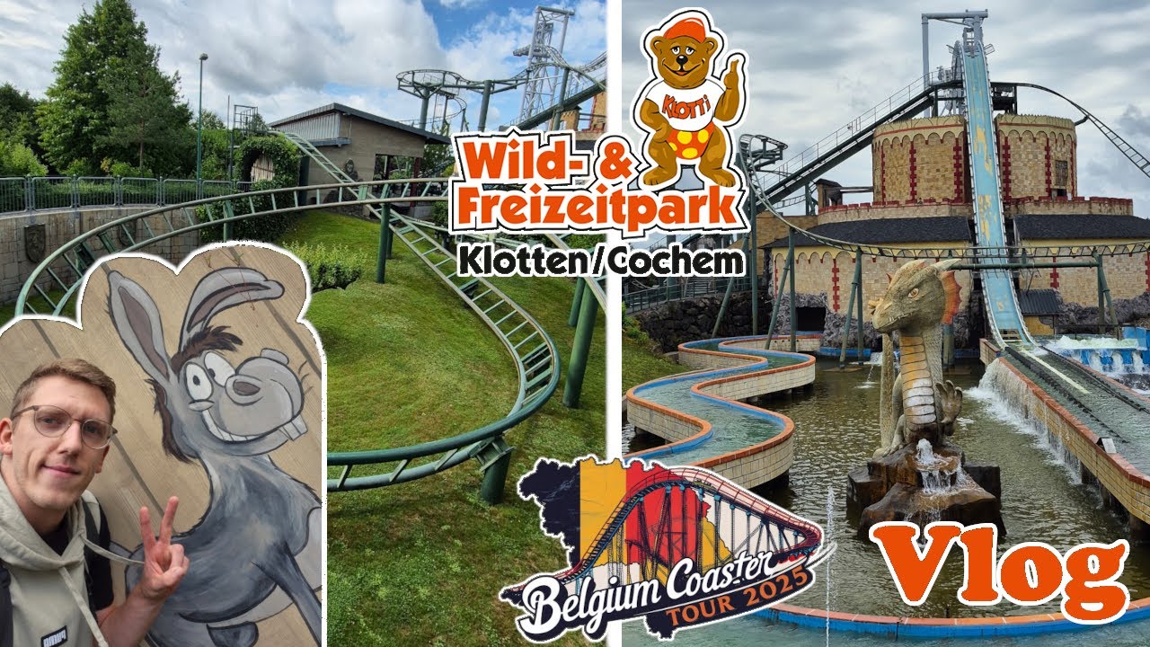 Wild-& Freizeitpark Klotten Vlog | Der Start meiner Belgium Coaster Tour 2025 startet in Deutschland
