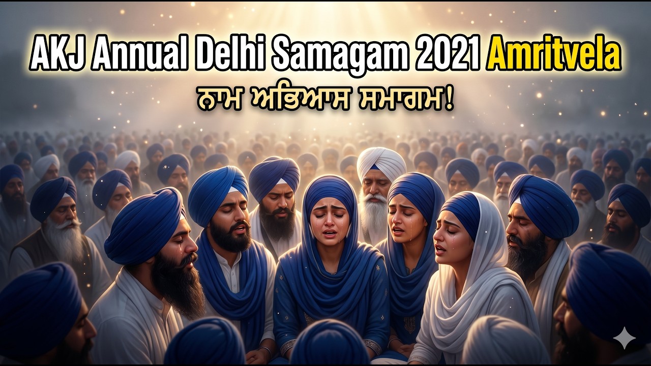 Akj Annual Delhi Samagam 2021 Amritvela #akj #gurbani#akjorg #AMRITVELA#Amritvela#kirtan#akjkanpur
