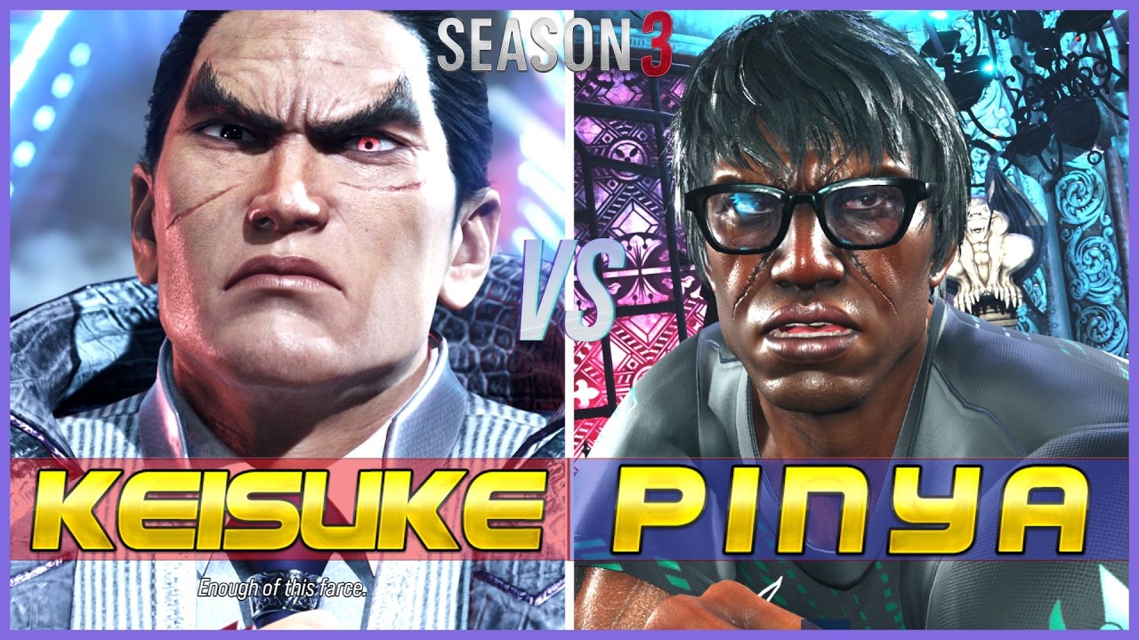 T8 S3 ▰ KEISUKE (Kazuya) Vs PINYA (Raven) ▰ Tekken 8 High Level Gameplay